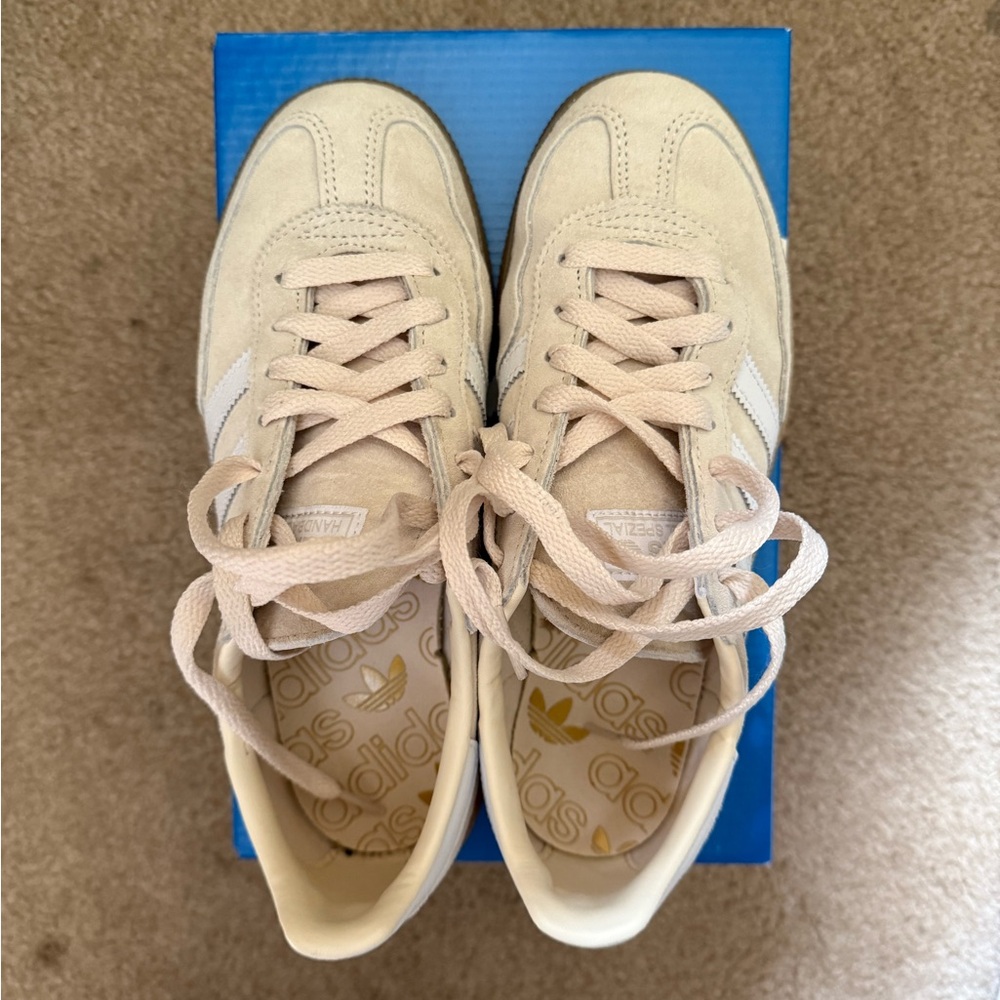 Adidas Spezial Women’s Sneakers in Cream and White